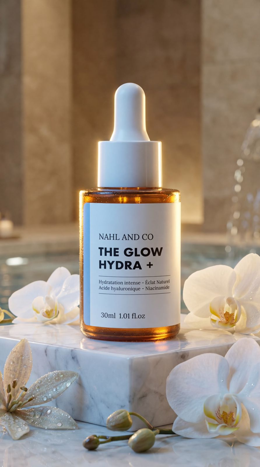 Nahl & Co – The Glow Hydra+ | Crème Hydratante Éclat Intense