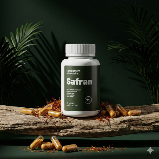 Nahl & Co – Safran Premium | Complément Alimentaire 50 Gélules (18g)
